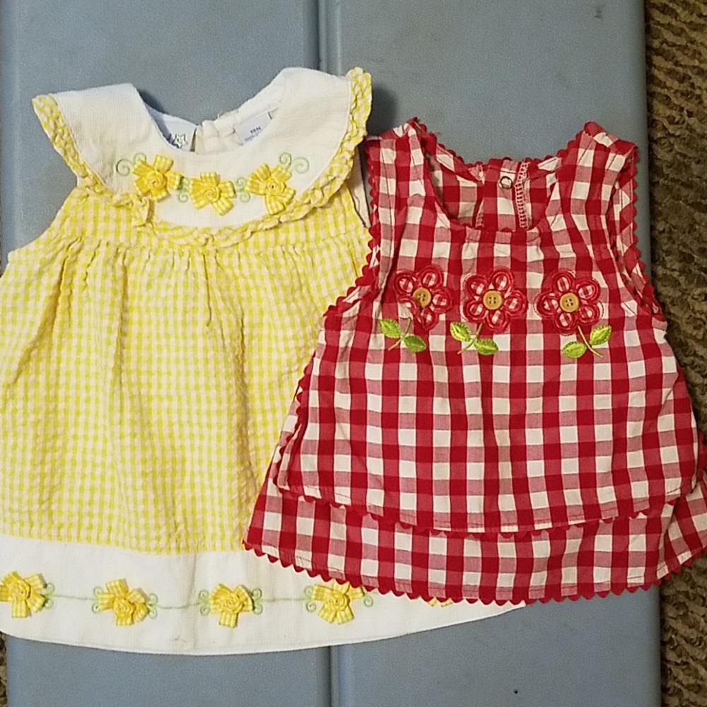 Plaid summer tops